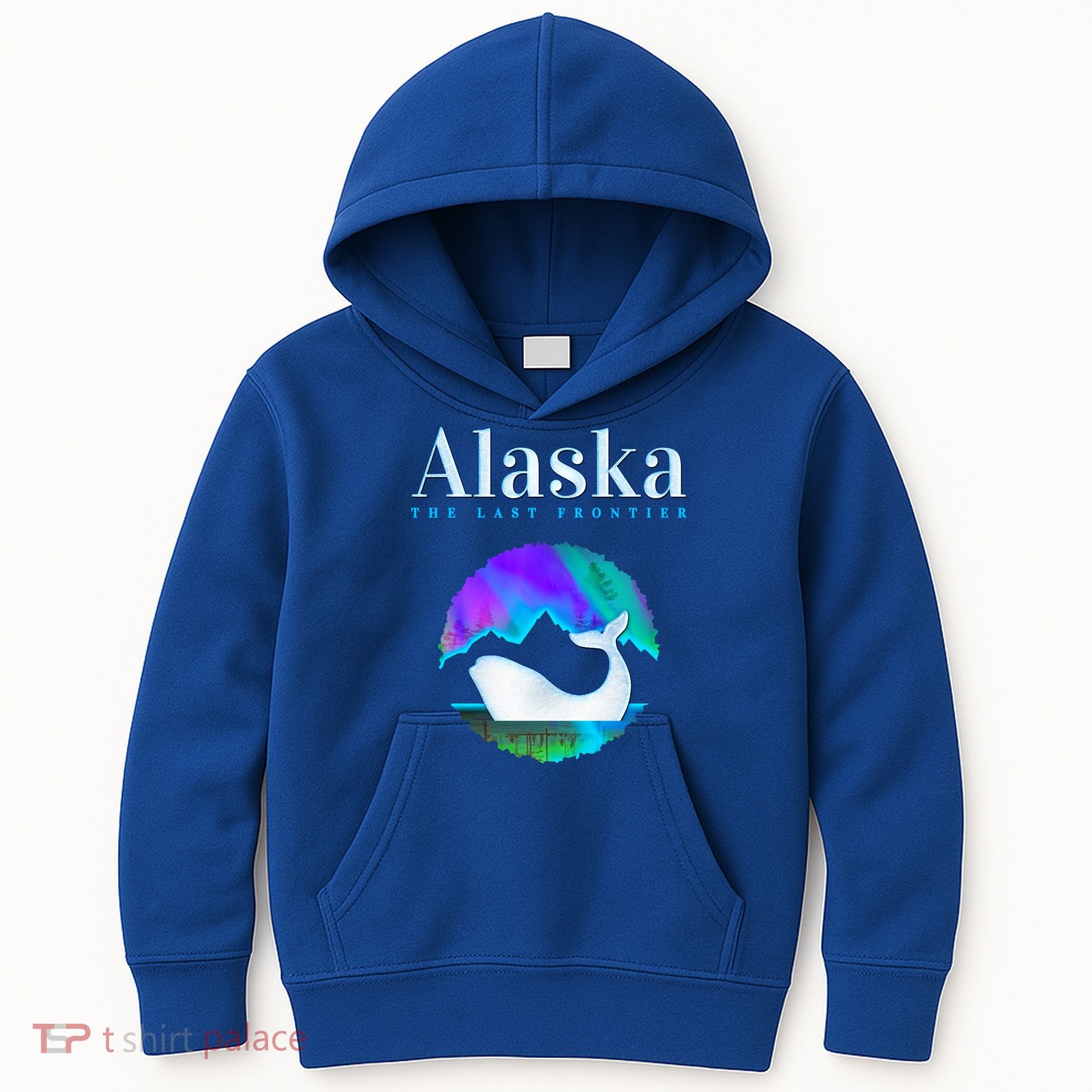 Alaska Northern Lights Orca Whale With Aurora Borealis Meaningful Gift Kids Hoodie