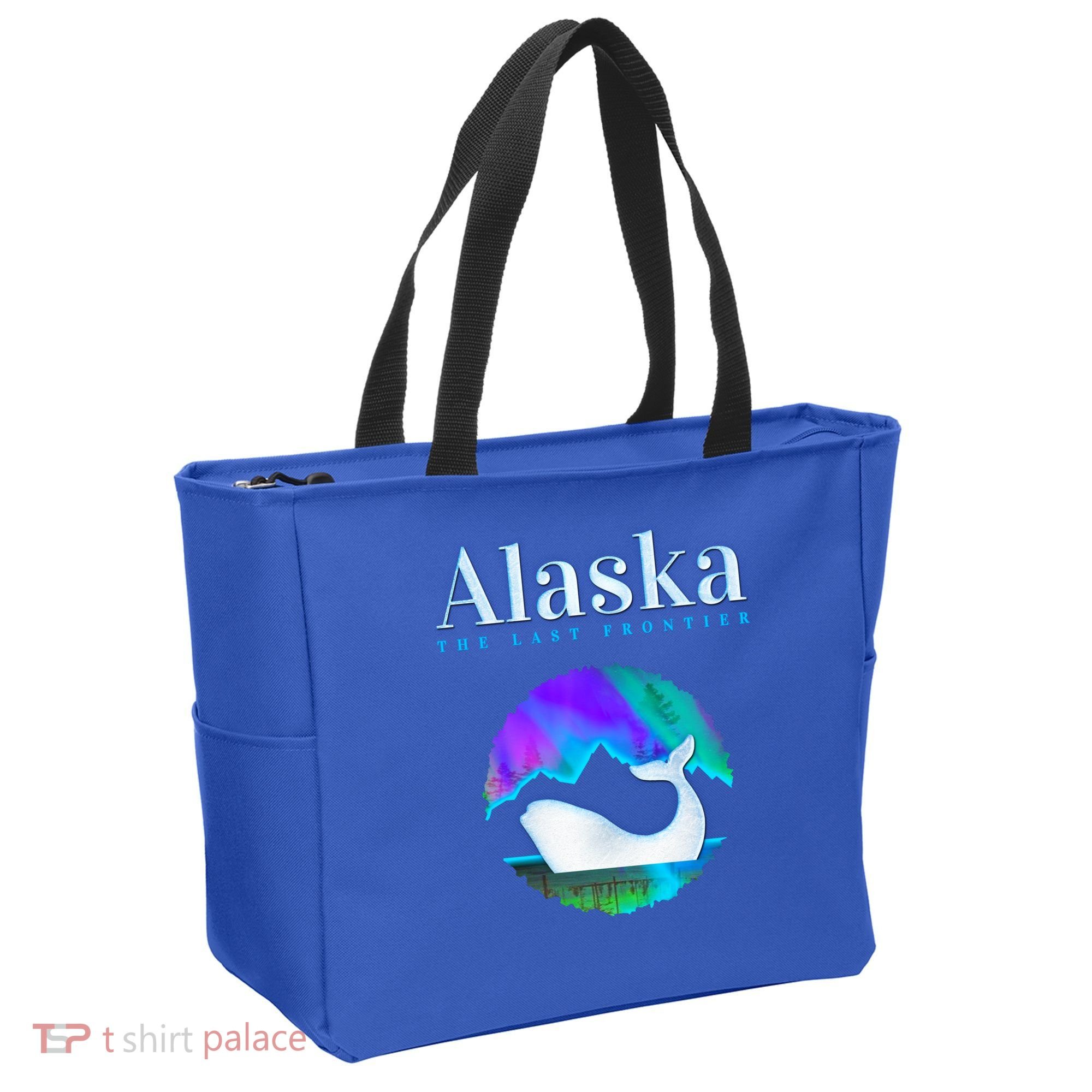 Alaska Northern Lights Orca Whale With Aurora Borealis Meaningful Gift Tote Bag