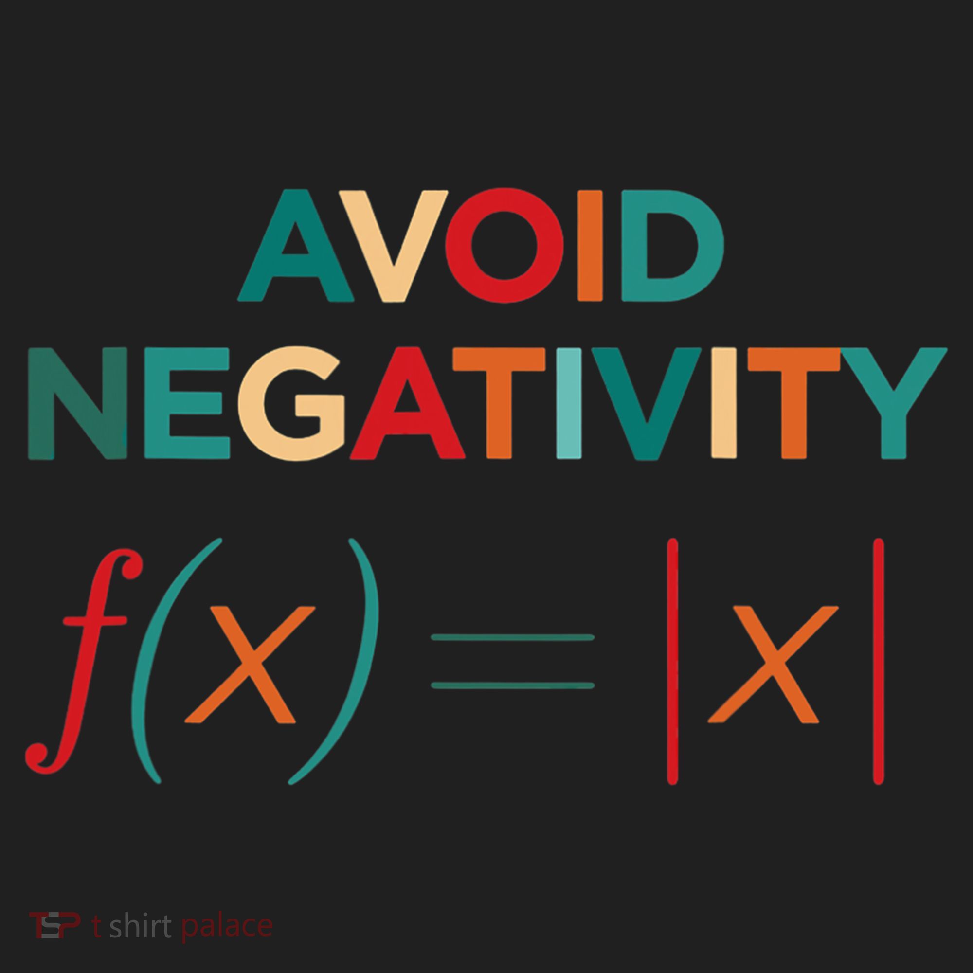 Avoid Negativity Math Equation Funny Math Teacher Tumbler