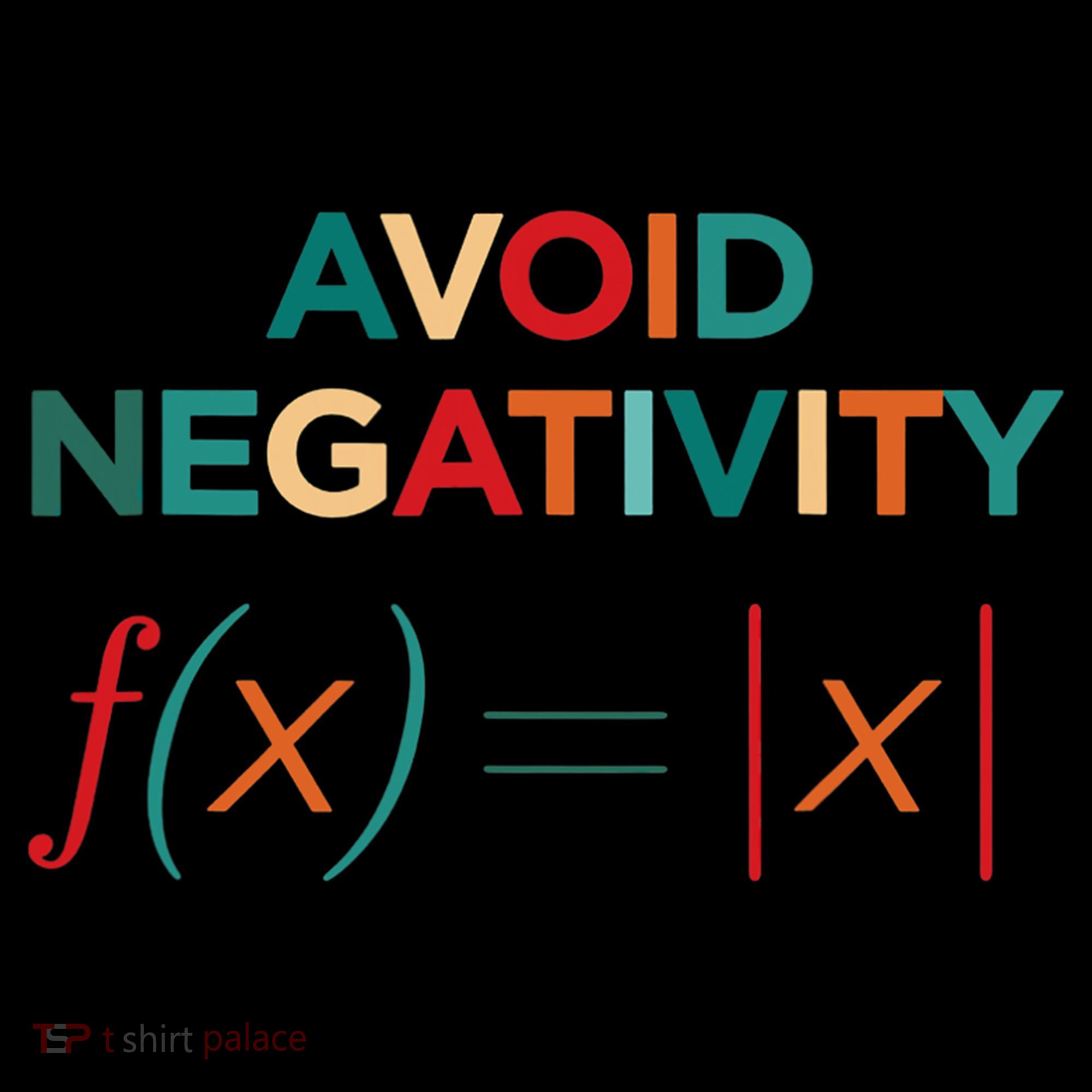 Avoid Negativity Math Equation Funny Math Teacher Ornament