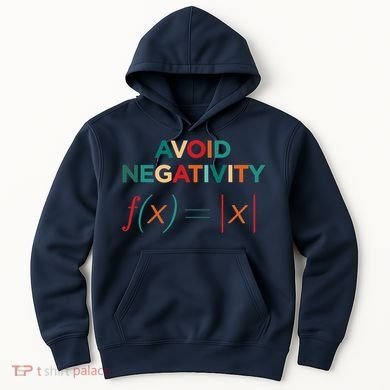 Avoid Negativity Math Equation Funny Math Teacher Hoodie