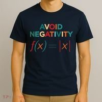 Avoid Negativity Math Equation Funny Math Teacher T-Shirt thumb 3
