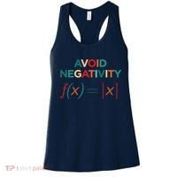 Avoid Negativity Math Equation Funny Math Teacher Women's Tank Top thumb 0
