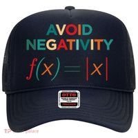 Avoid Negativity Math Equation Funny Math Teacher Hat thumb 0