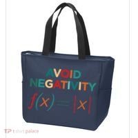 Avoid Negativity Math Equation Funny Math Teacher Tote Bag thumb 3