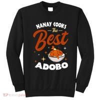 Adobo Nanay Mom Pinoy Chicken Rice Cuisine Mother's Day Sweatshirt thumb 0