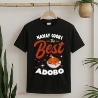 Adobo Nanay Mom Pinoy Chicken Rice Cuisine Mother's Day T-Shirt thumb 2