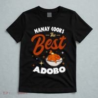 Adobo Nanay Mom Pinoy Chicken Rice Cuisine Mother's Day T-Shirt thumb 5