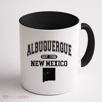 Albuquerque New Mexico Est. 1706 Varsity Coffee Mug thumb 1