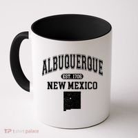 Albuquerque New Mexico Est. 1706 Varsity Coffee Mug thumb 0