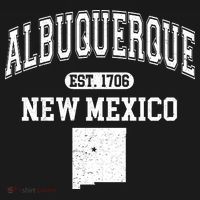 Albuquerque New Mexico Est. 1706 Varsity Women's Hoodie thumb 2