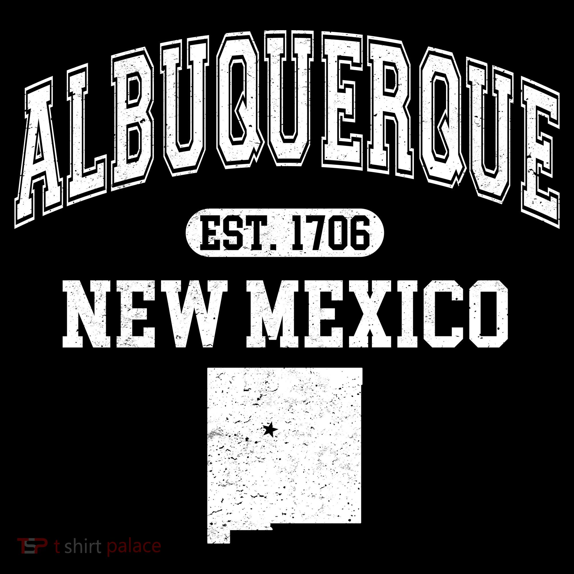 Albuquerque New Mexico Est. 1706 Varsity Women's Hoodie