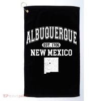 Albuquerque New Mexico Est. 1706 Varsity Golf Towel thumb 0