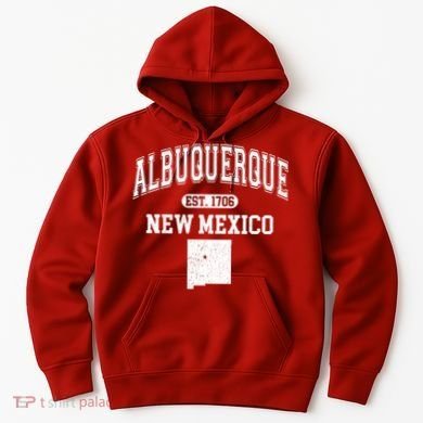 Albuquerque New Mexico Est. 1706 Varsity Hoodie