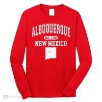 Albuquerque New Mexico Est. 1706 Varsity Long Sleeve Shirt thumb 0