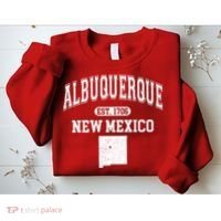 Albuquerque New Mexico Est. 1706 Varsity Sweatshirt thumb 2