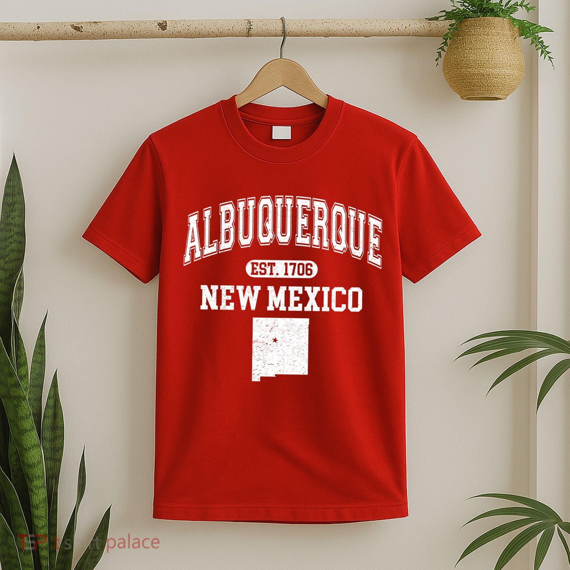 Albuquerque New Mexico Est. 1706 Varsity T-Shirt