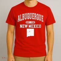 Albuquerque New Mexico Est. 1706 Varsity T-Shirt thumb 3