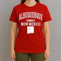 Albuquerque New Mexico Est. 1706 Varsity T-Shirt thumb 4