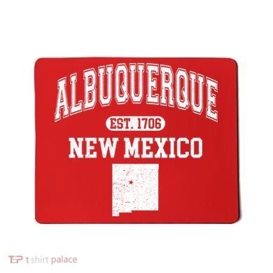 Albuquerque New Mexico Est. 1706 Varsity Mousepad