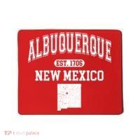 Albuquerque New Mexico Est. 1706 Varsity Mousepad thumb 0