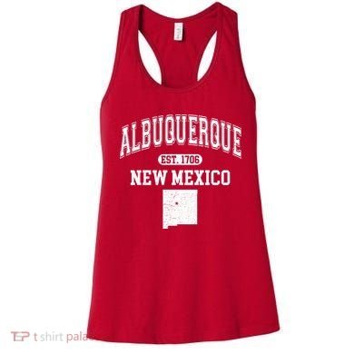 Albuquerque New Mexico Est. 1706 Varsity Women's Tank Top