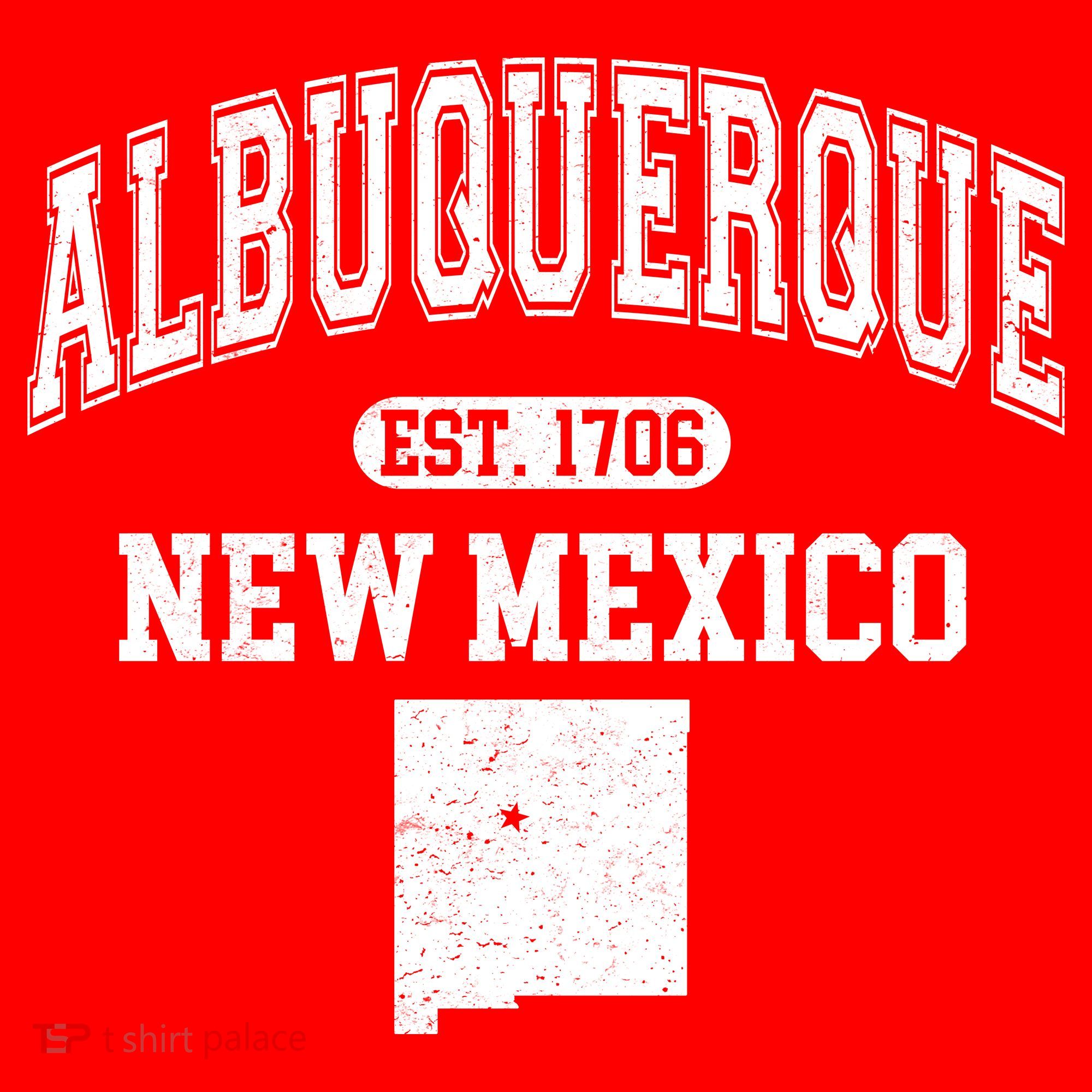Albuquerque New Mexico Est. 1706 Varsity Women's Tank Top
