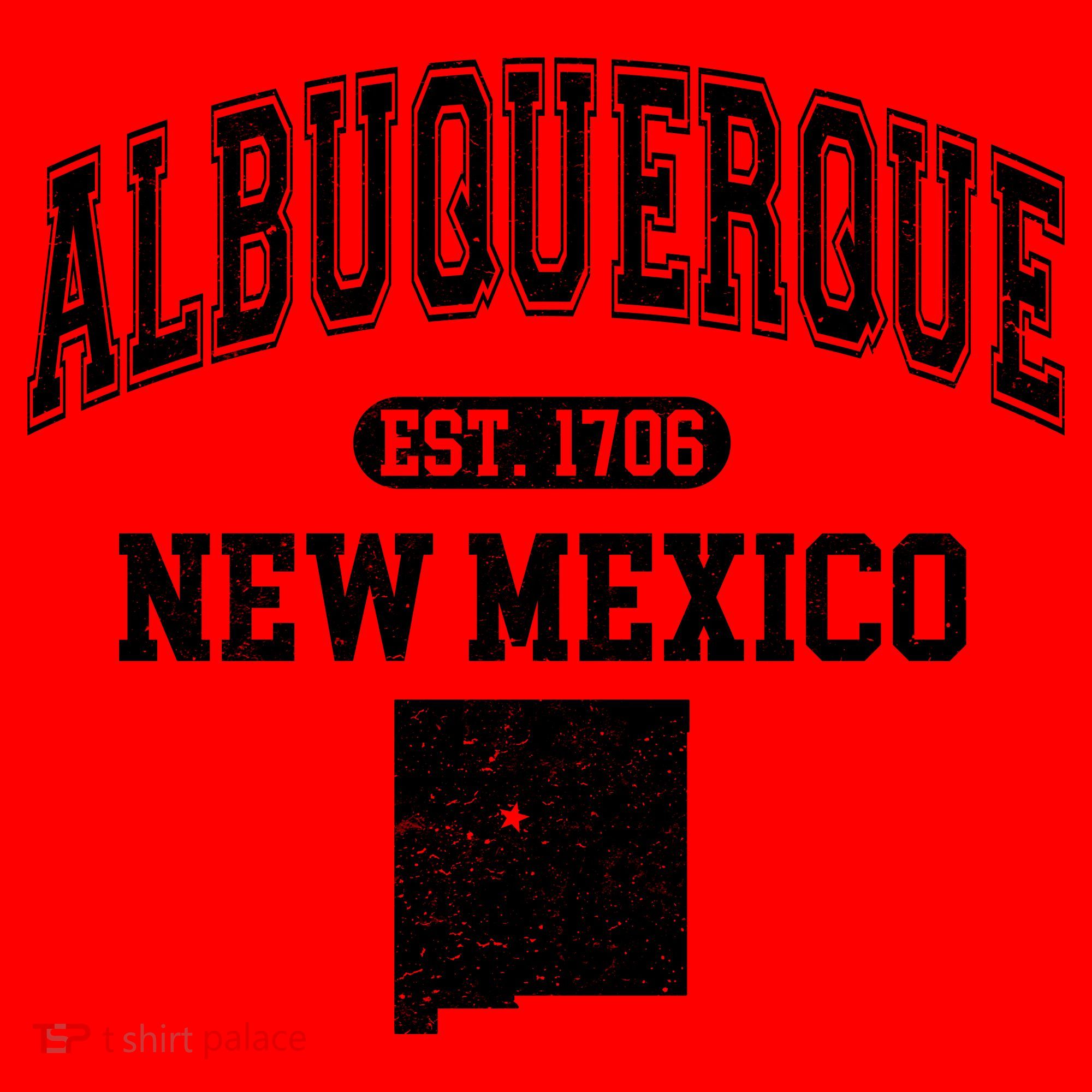 Albuquerque New Mexico Est. 1706 Varsity Santa Hat