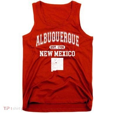 Albuquerque New Mexico Est. 1706 Varsity Tank Top