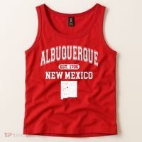 Albuquerque New Mexico Est. 1706 Varsity Tank Top thumb 2