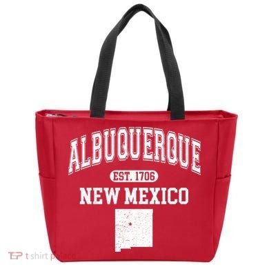 Albuquerque New Mexico Est. 1706 Varsity Tote Bag