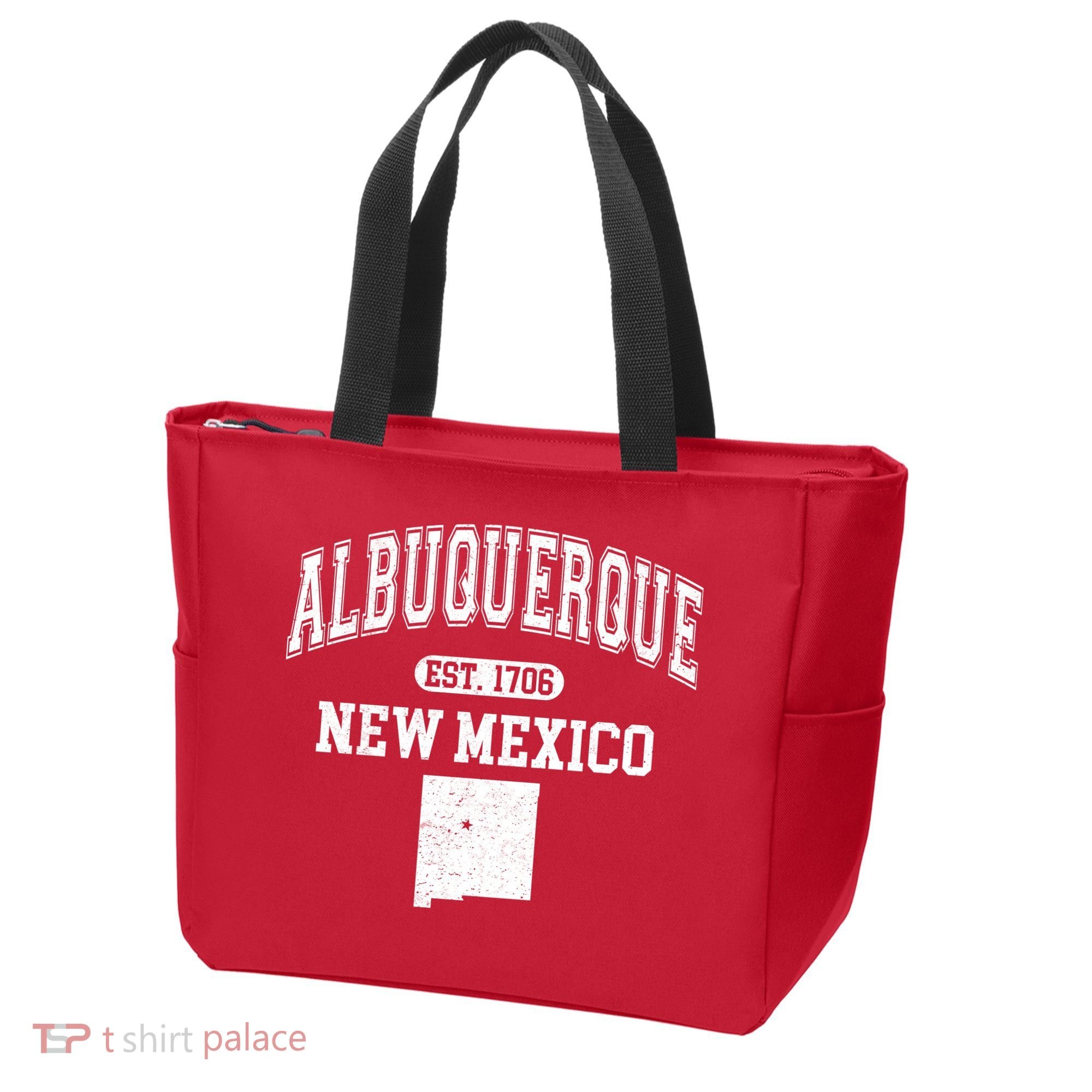 Albuquerque New Mexico Est. 1706 Varsity Tote Bag