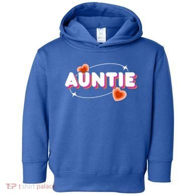 Auntie Niece Nephew Aunt Great Gift Toddler Hoodie
