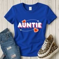 Auntie Niece Nephew Aunt Great Gift Women's T-Shirt thumb 3