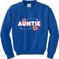 Auntie Niece Nephew Aunt Great Gift Kids Sweatshirt thumb 0