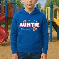 Auntie Niece Nephew Aunt Great Gift Kids Hoodie thumb 2