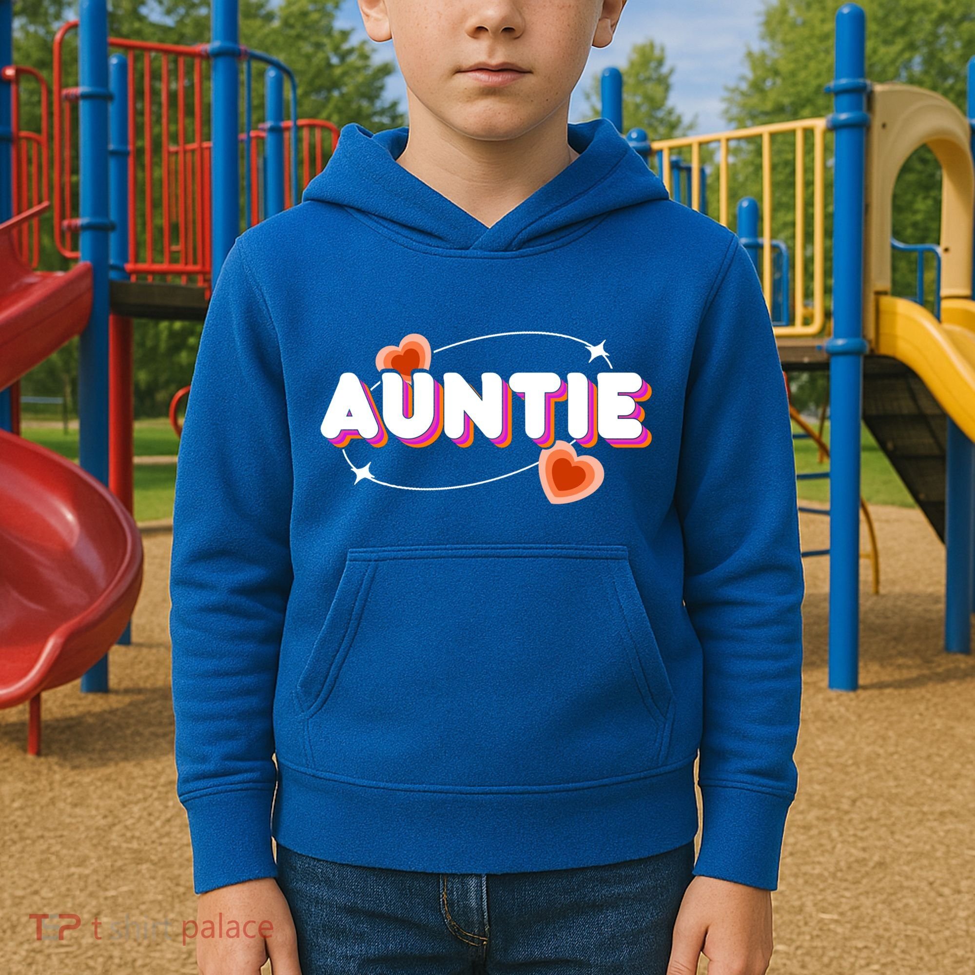 Auntie Niece Nephew Aunt Great Gift Kids Hoodie
