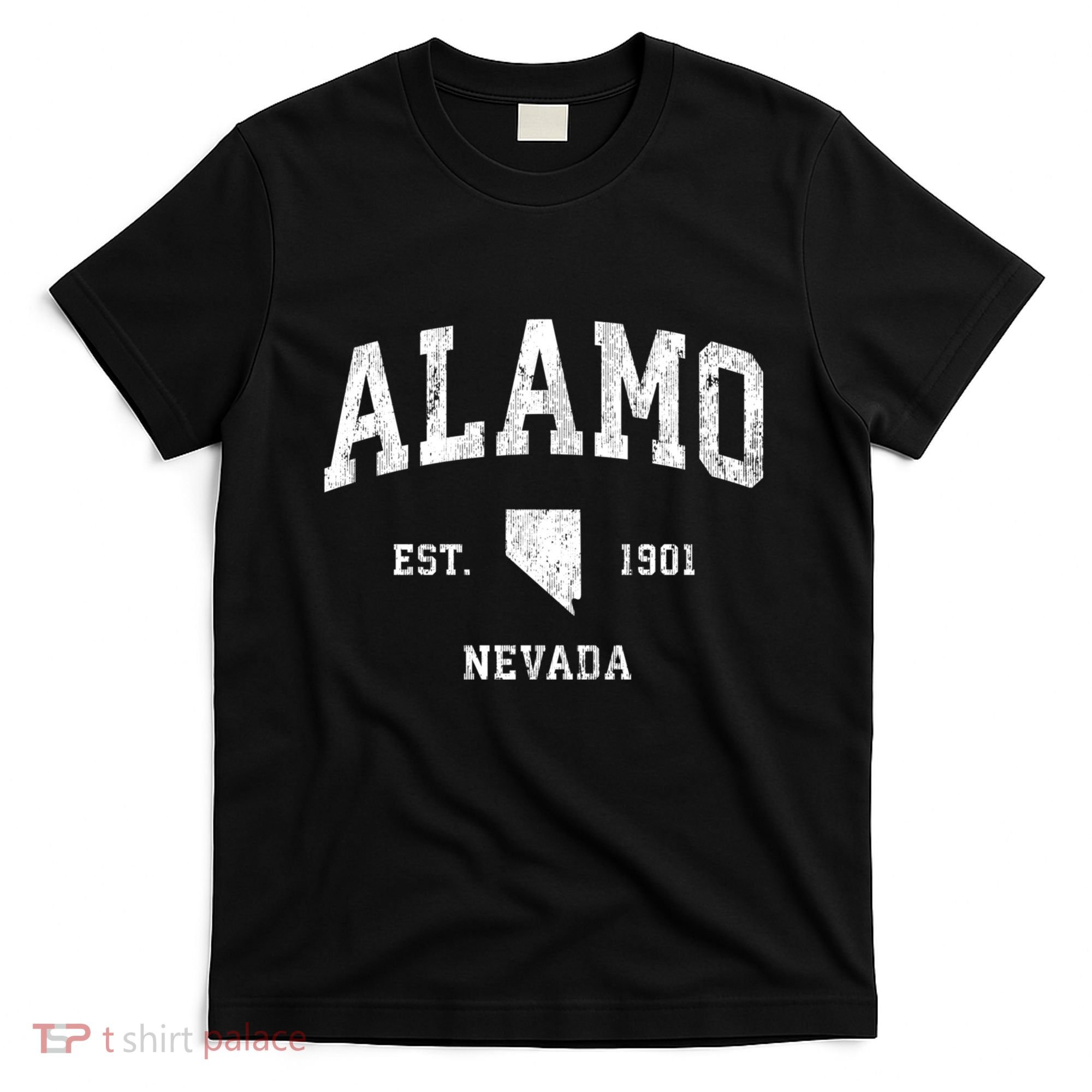 Alamo Nevada Nv Vintage Athletic Sports T-Shirt