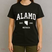 Alamo Nevada Nv Vintage Athletic Sports T-Shirt thumb 4