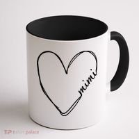 Announcement Grandparents New Mimi Heart Coffee Mug thumb 1