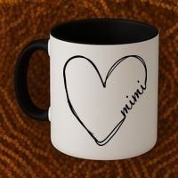 Announcement Grandparents New Mimi Heart Coffee Mug thumb 2