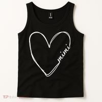 Announcement Grandparents New Mimi Heart Tank Top thumb 2