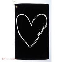 Announcement Grandparents New Mimi Heart Golf Towel thumb 0