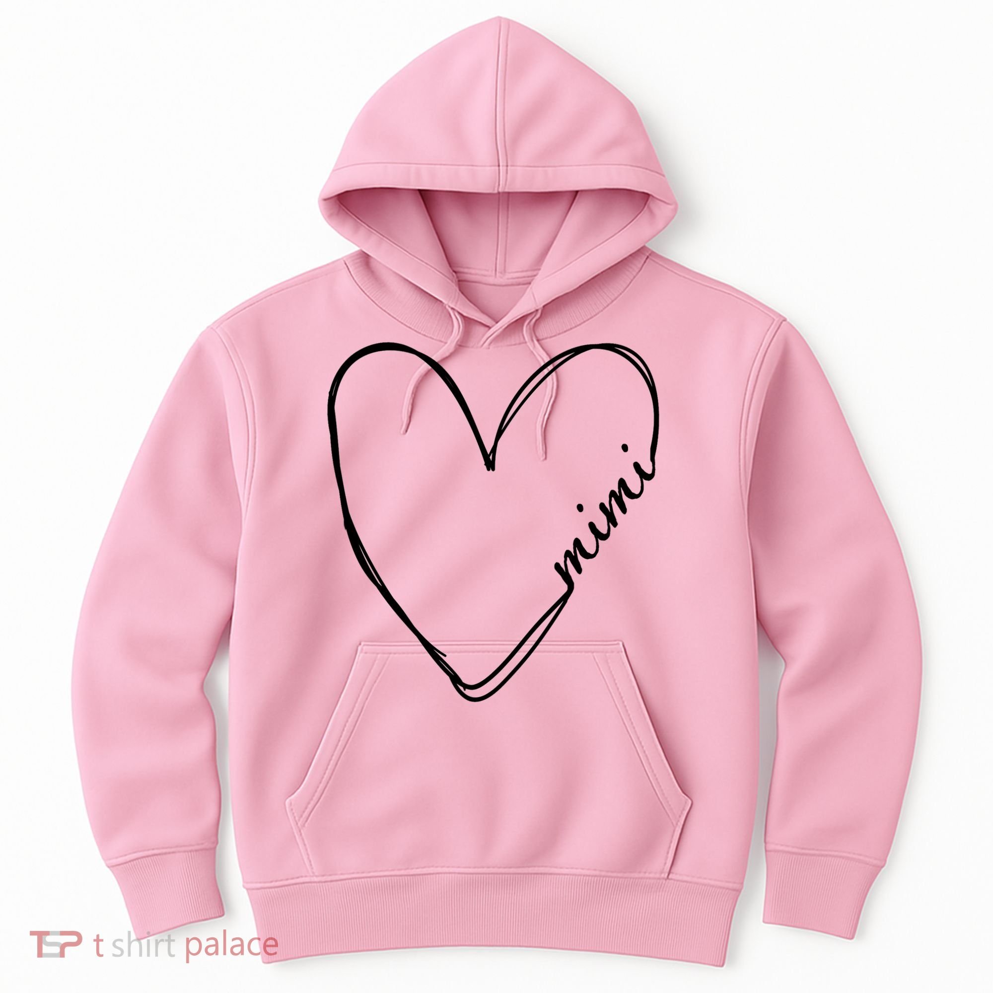 Announcement Grandparents New Mimi Heart Hoodie