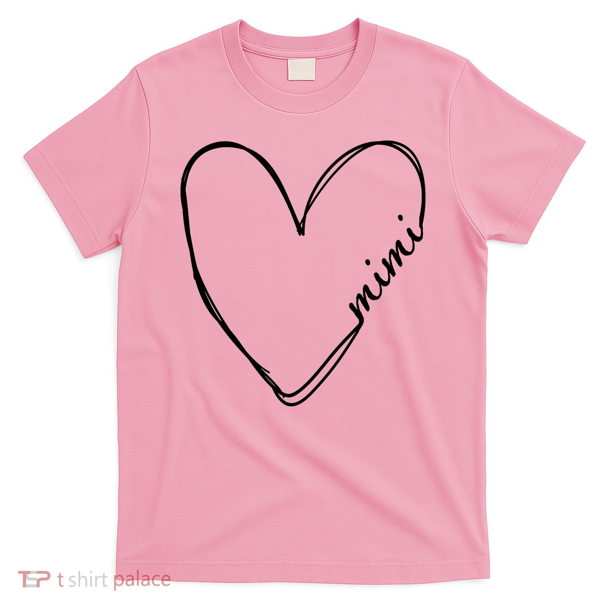 Announcement Grandparents New Mimi Heart T-Shirt