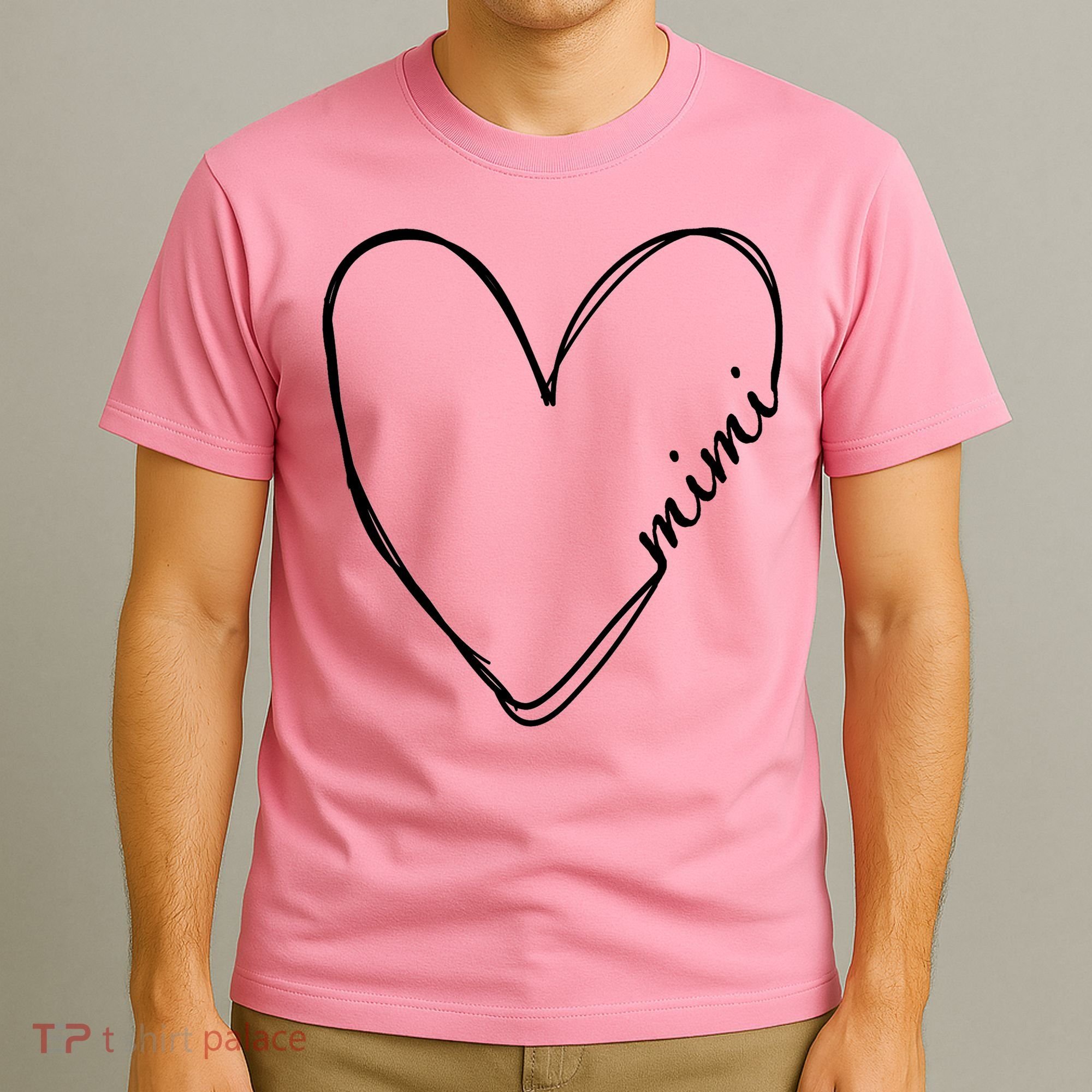 Announcement Grandparents New Mimi Heart T-Shirt