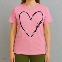 Announcement Grandparents New Mimi Heart T-Shirt thumb 4