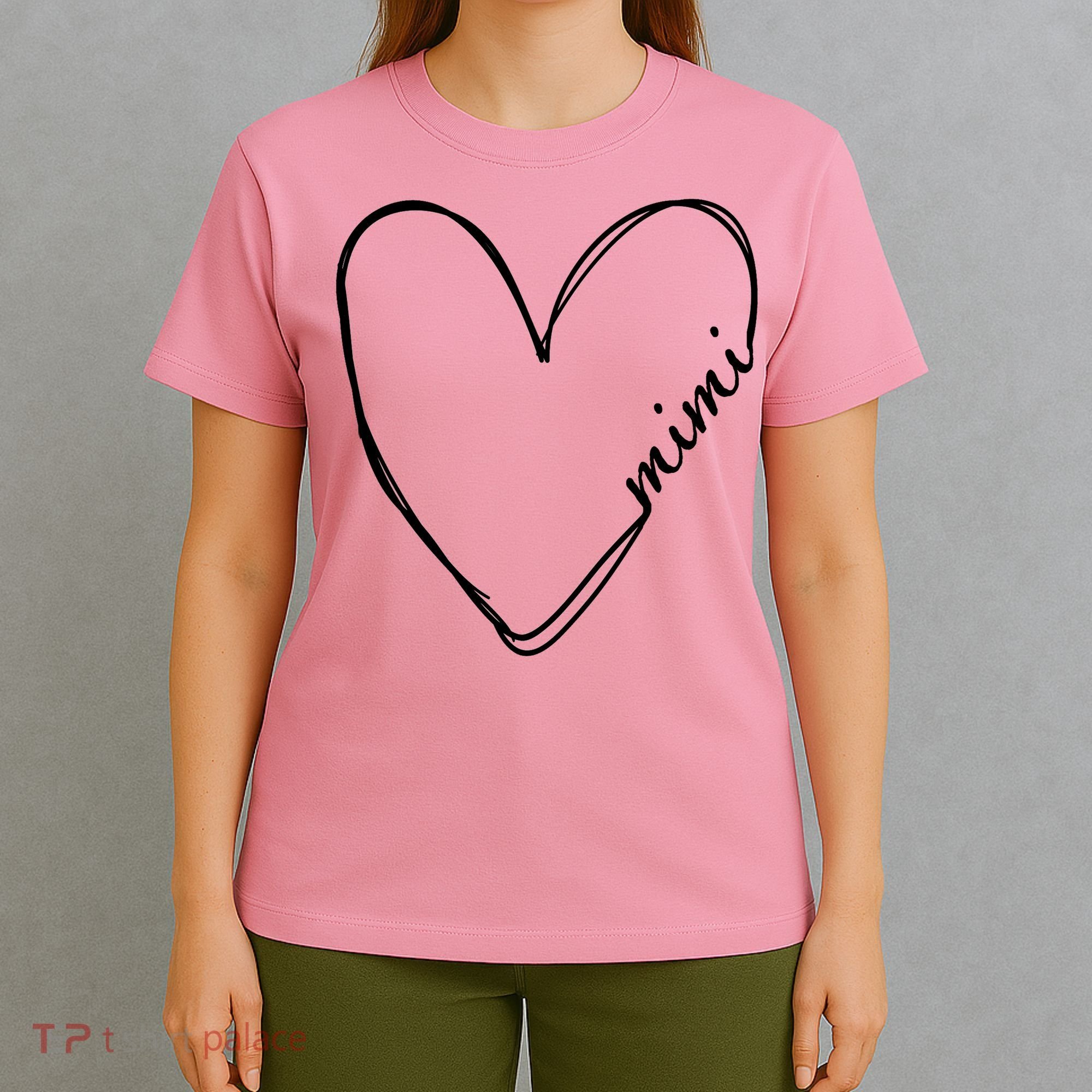 Announcement Grandparents New Mimi Heart T-Shirt