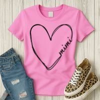 Announcement Grandparents New Mimi Heart Women's T-Shirt thumb 3