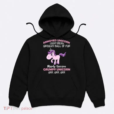 Annoyed Unicorn Funny Hoodie